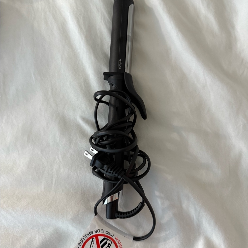 ghd Black Curling Tong with Silver Accent